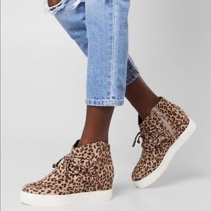 Leopard Wedge Shoe